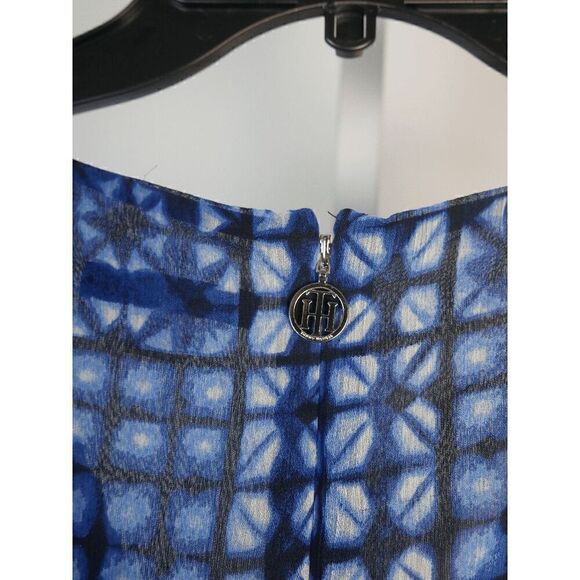 TOMMY HILFIGER Women's Island Tile Chiffon Maxi Dress Size 2 - Picture 8 of 12